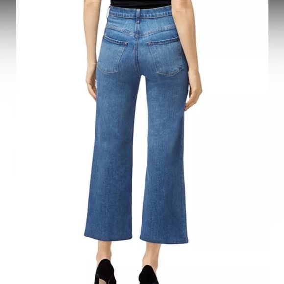 J Brand Joan Crop Wide Leg Jeans in Fluent - Picture 2 of 9